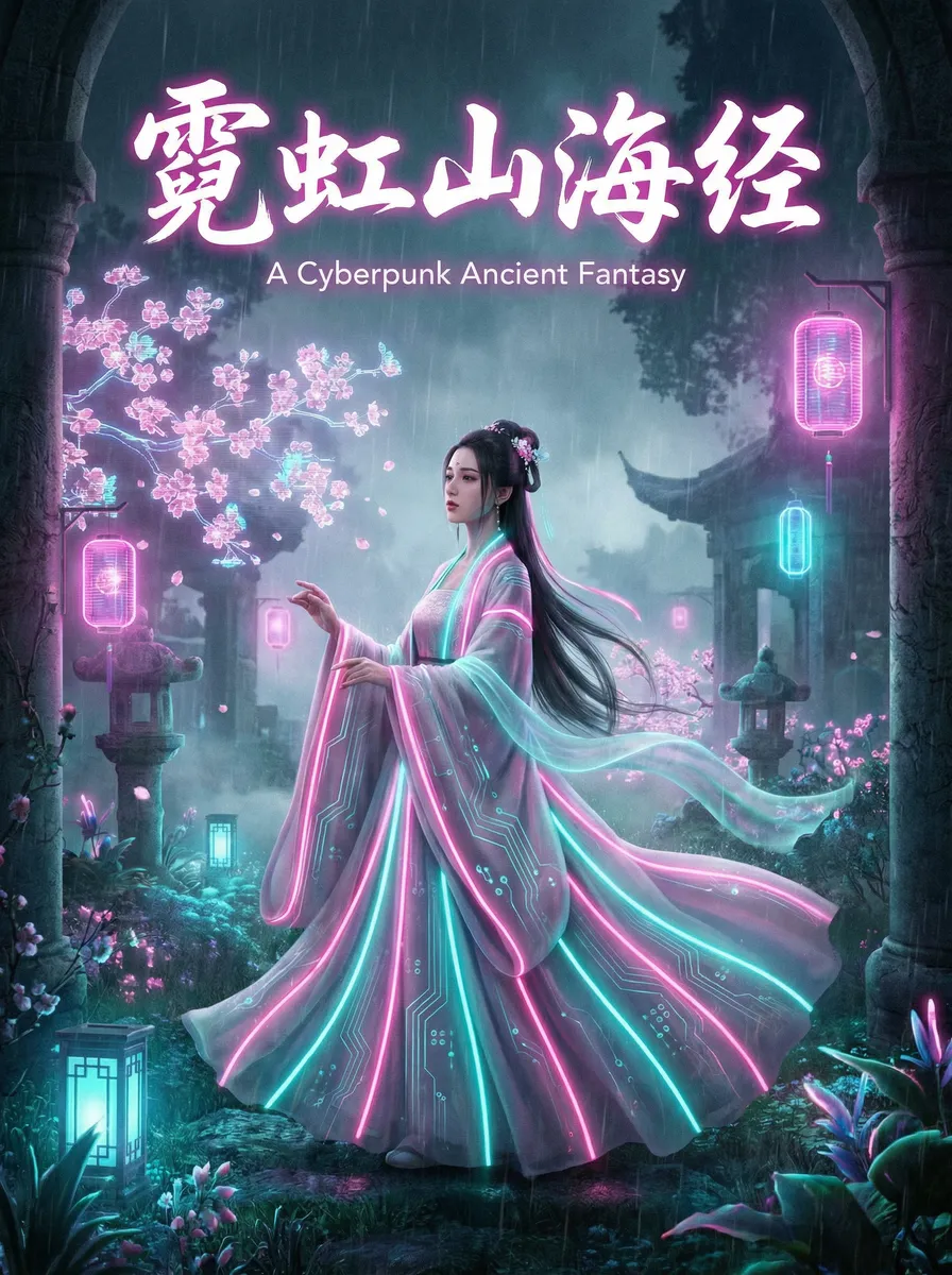 每日大赛今日大赛 古风奇缘短剧 - 霓虹山海经海报